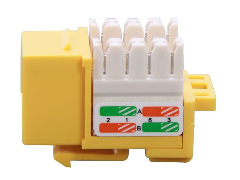 Micro Connectors CAT5 RJ45 Coupler F-F Straight