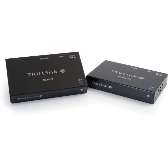 C2G 29210 C2G TruLink HDMI over Cat5 Extender Box Transmitter to Box Receiver Kit - 1 Input Device - 1 Output Device - 300 ft Range - 2 x Network (RJ-45) - 1 x HDMI In - 1 x HDMI Out - Full HD - 1920