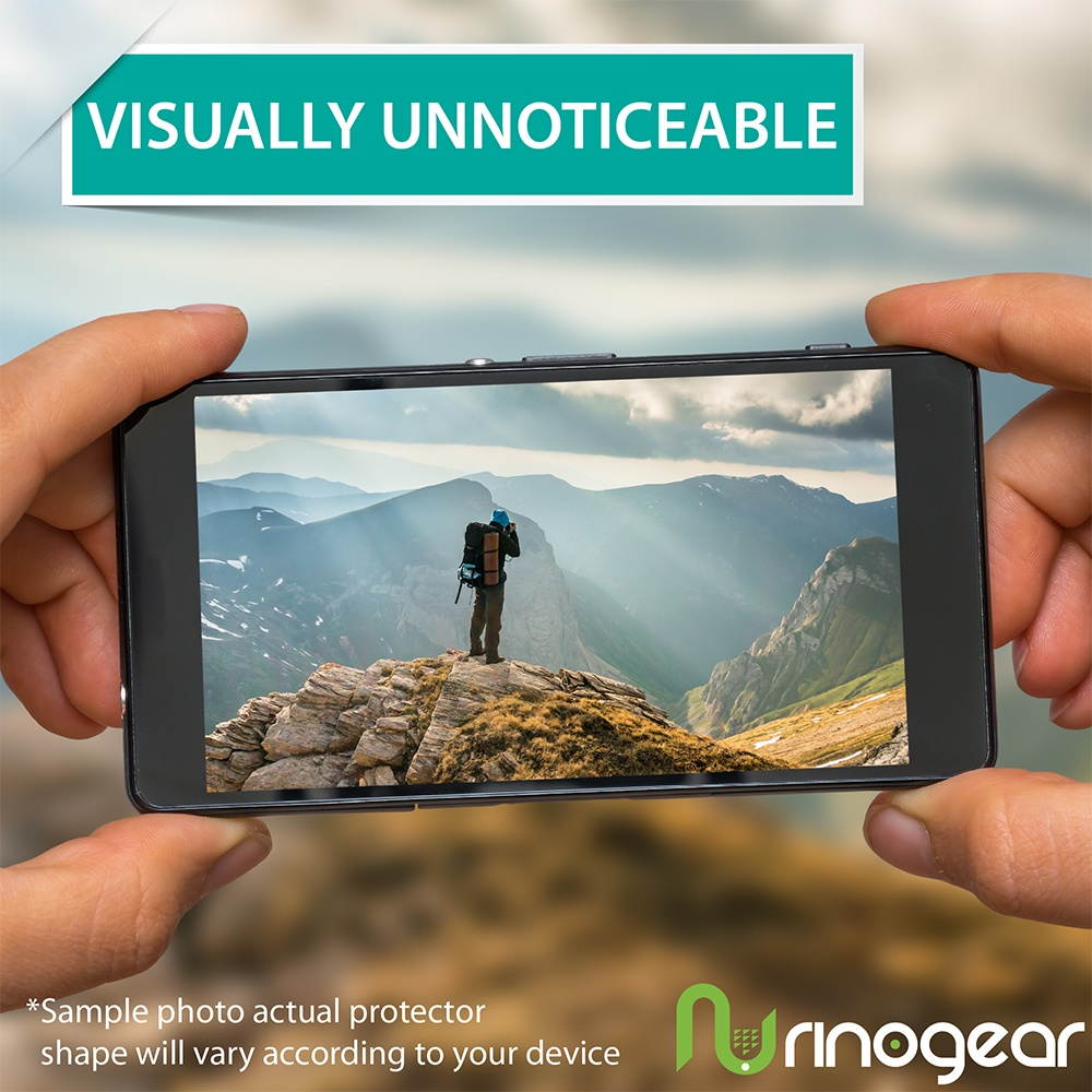 RinoGear Screen Protector for OnePlus 6T Case Friendly OnePlus 6T Screen Protector Accessory Full Coverage Clear Film