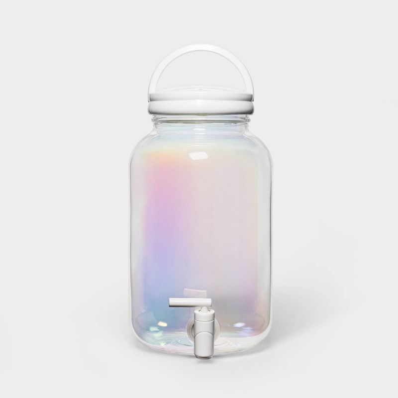 146oz Plastic Iridescent Beverage Dispenser - Sun Squad™