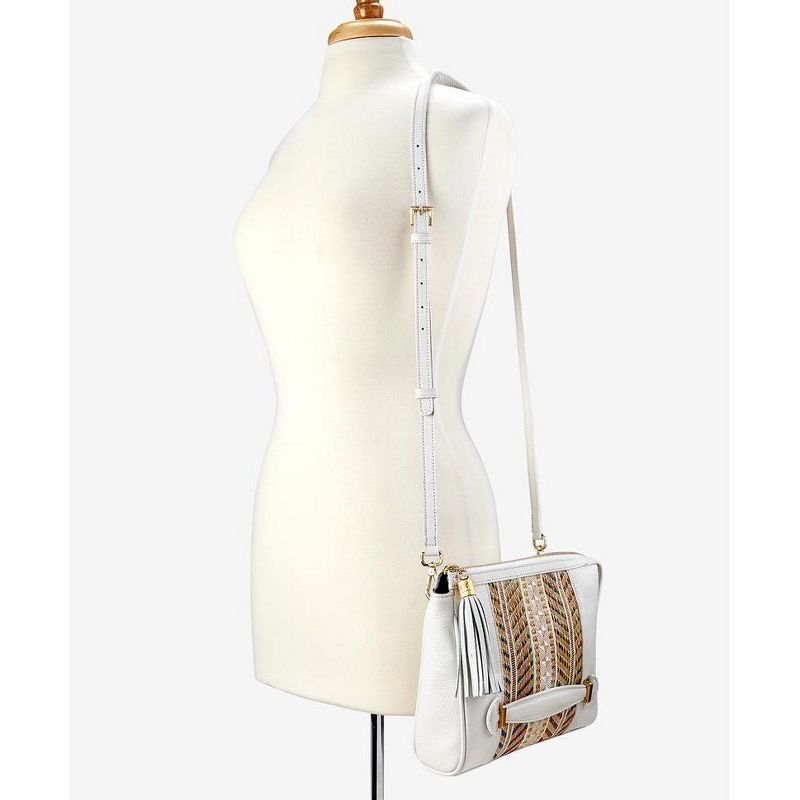 GiGi New York White Dana Crossbody Bag