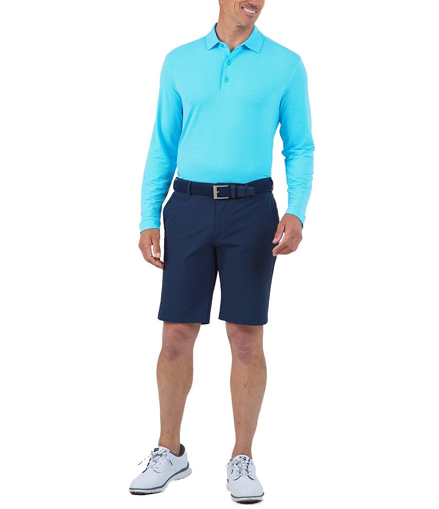 IBKUL Long-Sleeve IceFil&reg; Polo Shirt