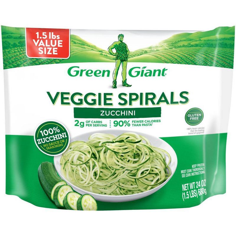 Green Giant Veggie Spirals Frozen  Zucchini Spirals Value Size -  24oz