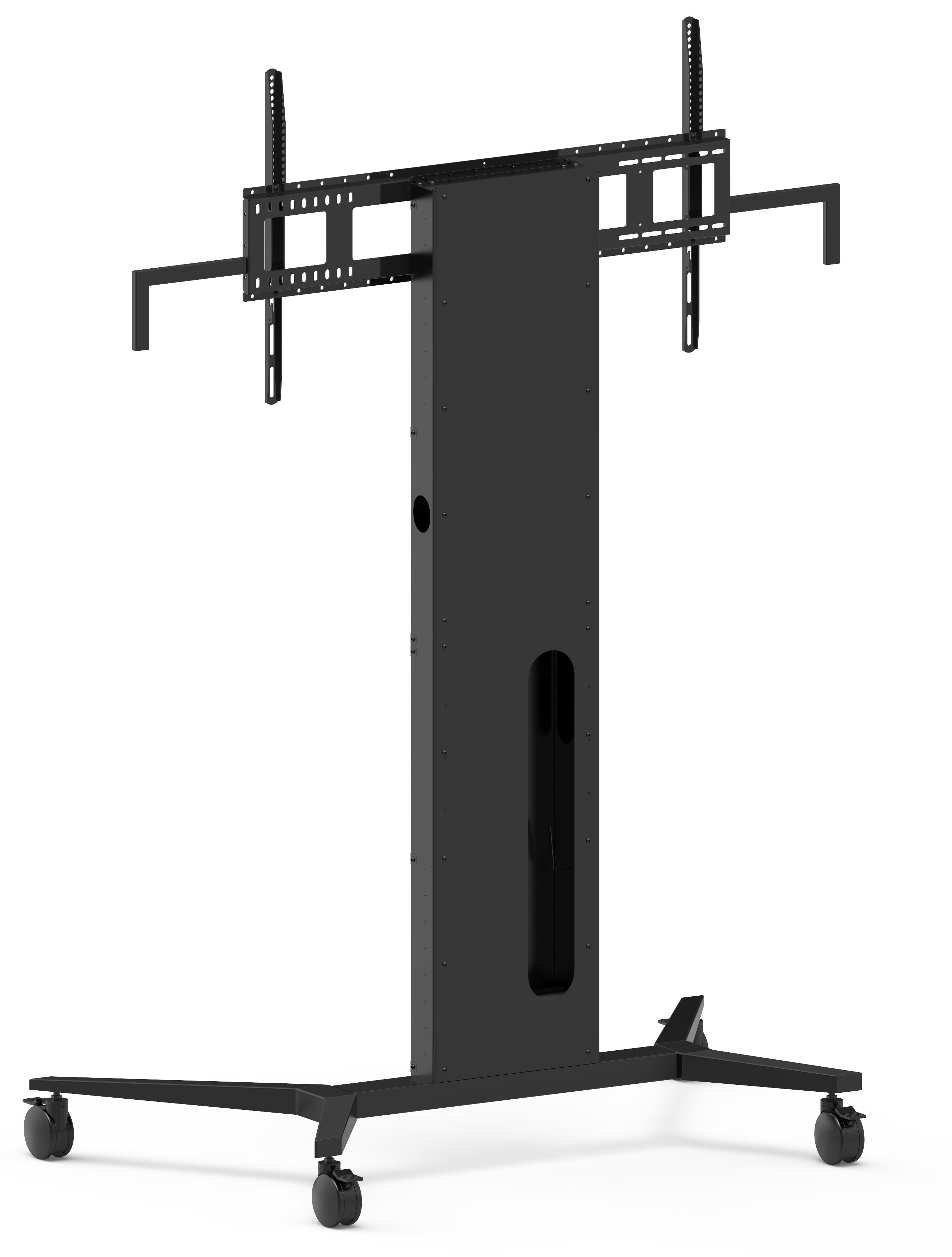 VISION Motorised Display Floor Stand - LIFETIME WARRANTY - extra large wheel assembly - 928 x 914 mm (width x depth) - 1