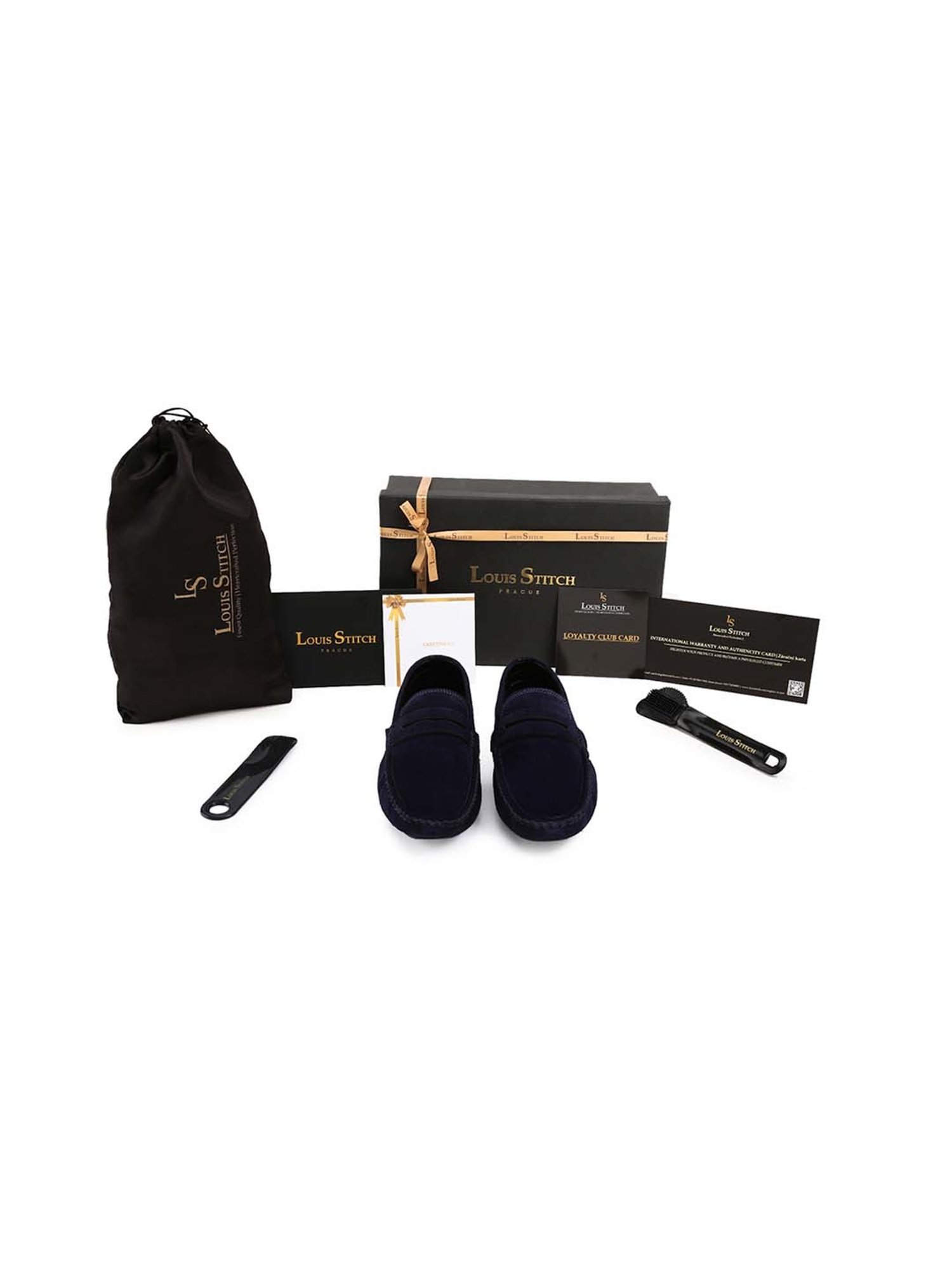 Louis Stitch Men's Federal Blue Casual Loafers