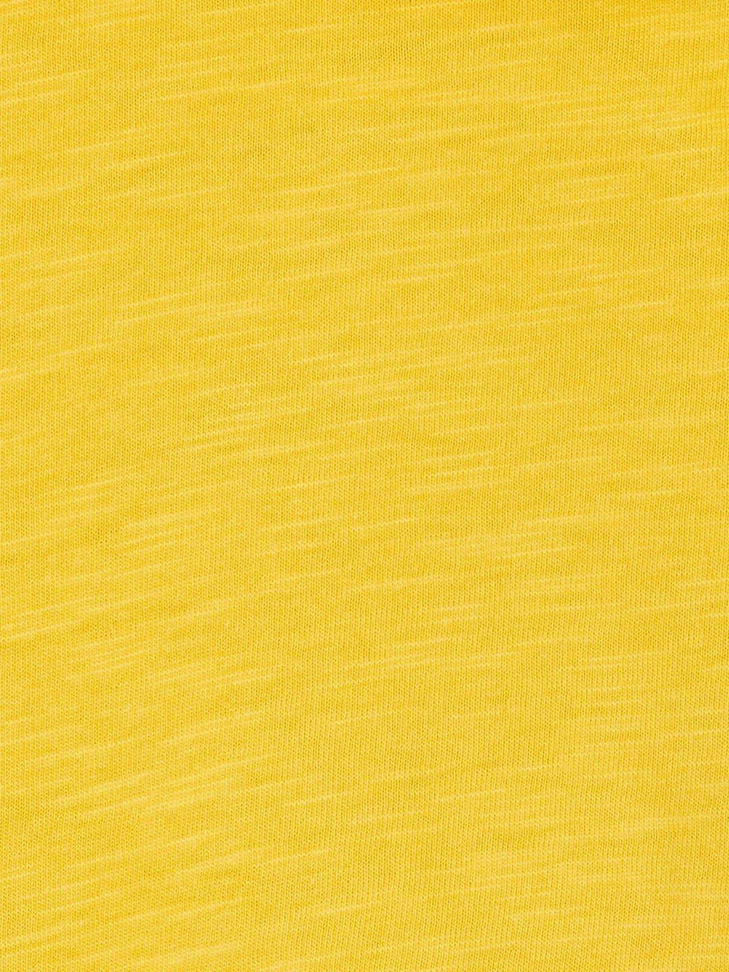 Juniors by Lifestyle Boys Mustard Cotton Printed T Shirt