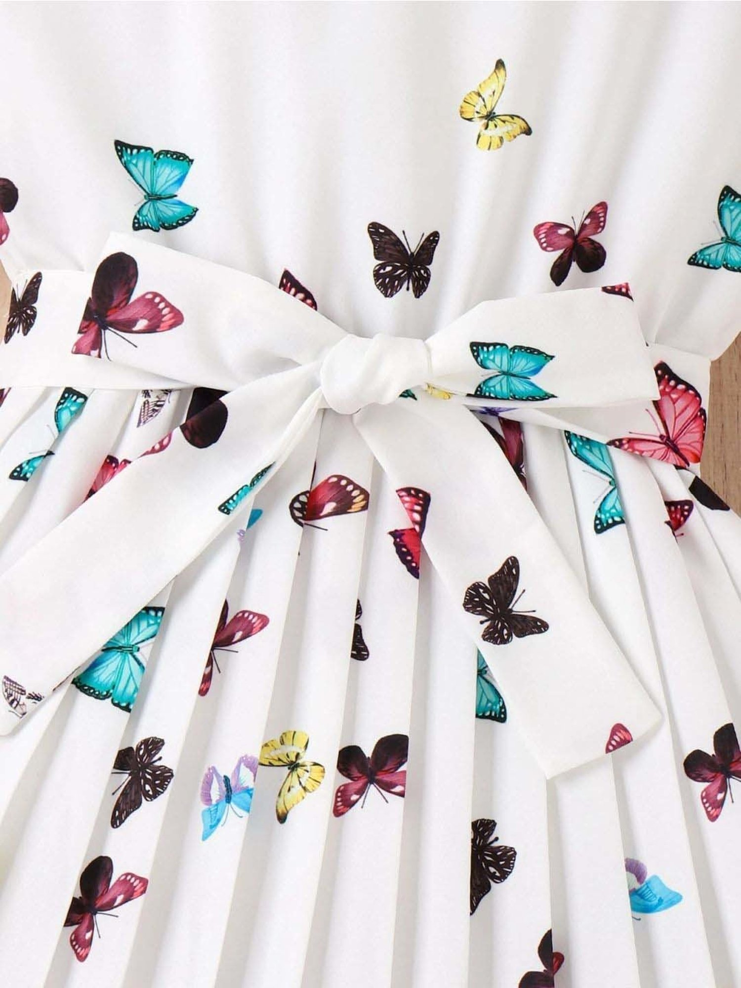 Bolly Lounge Girls Smoke White Floral Dress