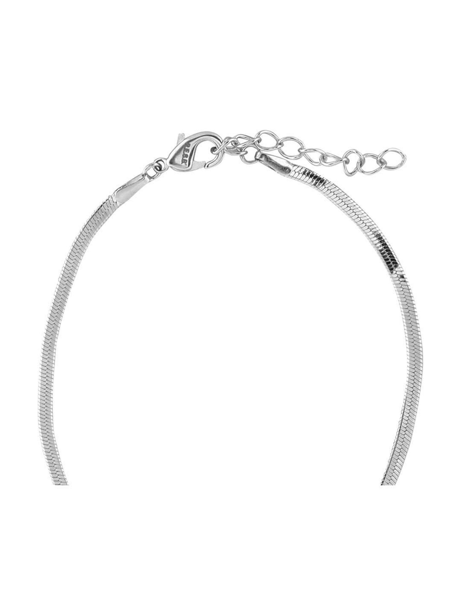 The Real Effect London 800 Silver CZ Bracelet for Women