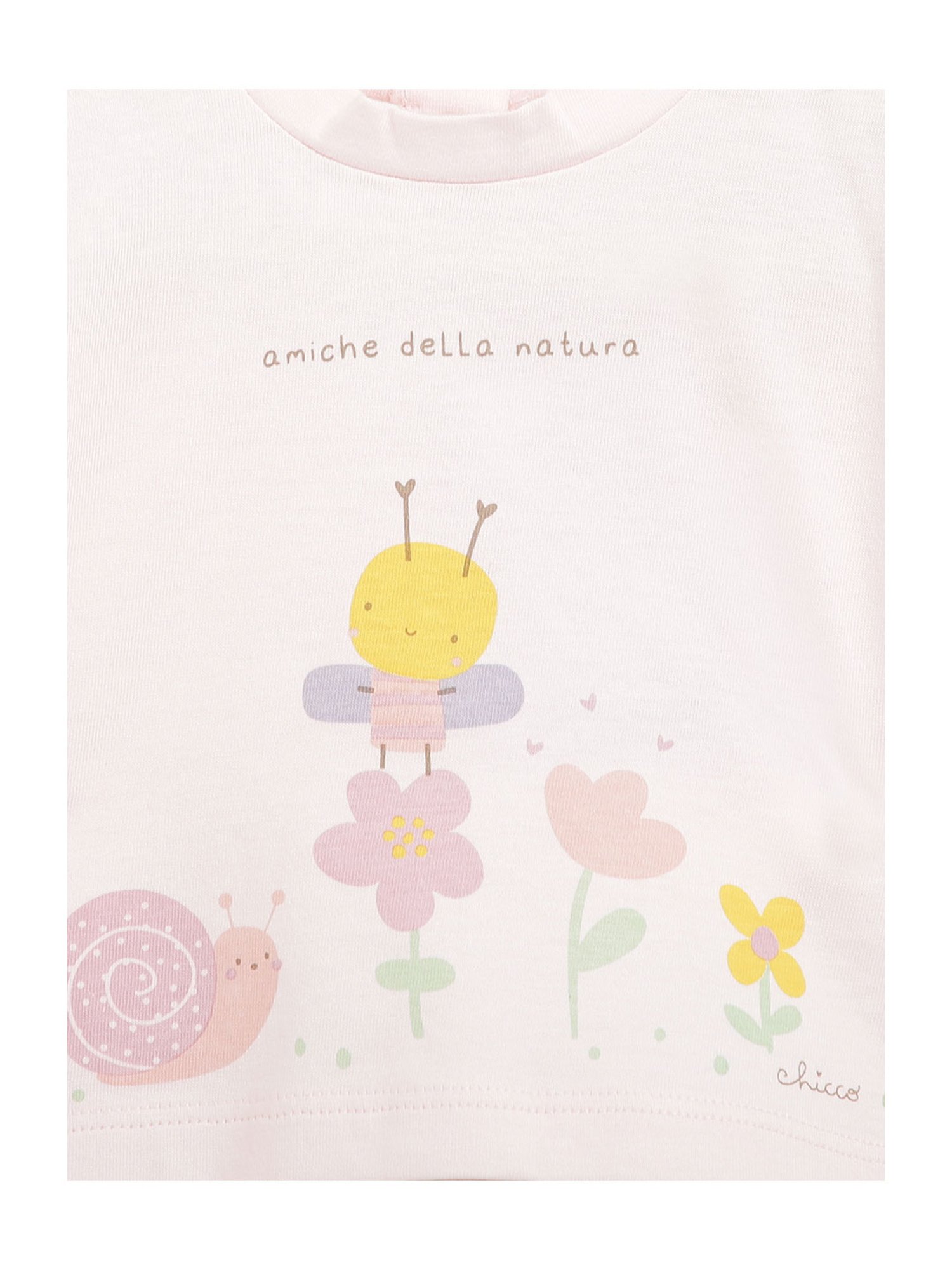 Chicco Kids Light Pink Printed T-Shirt with Pants