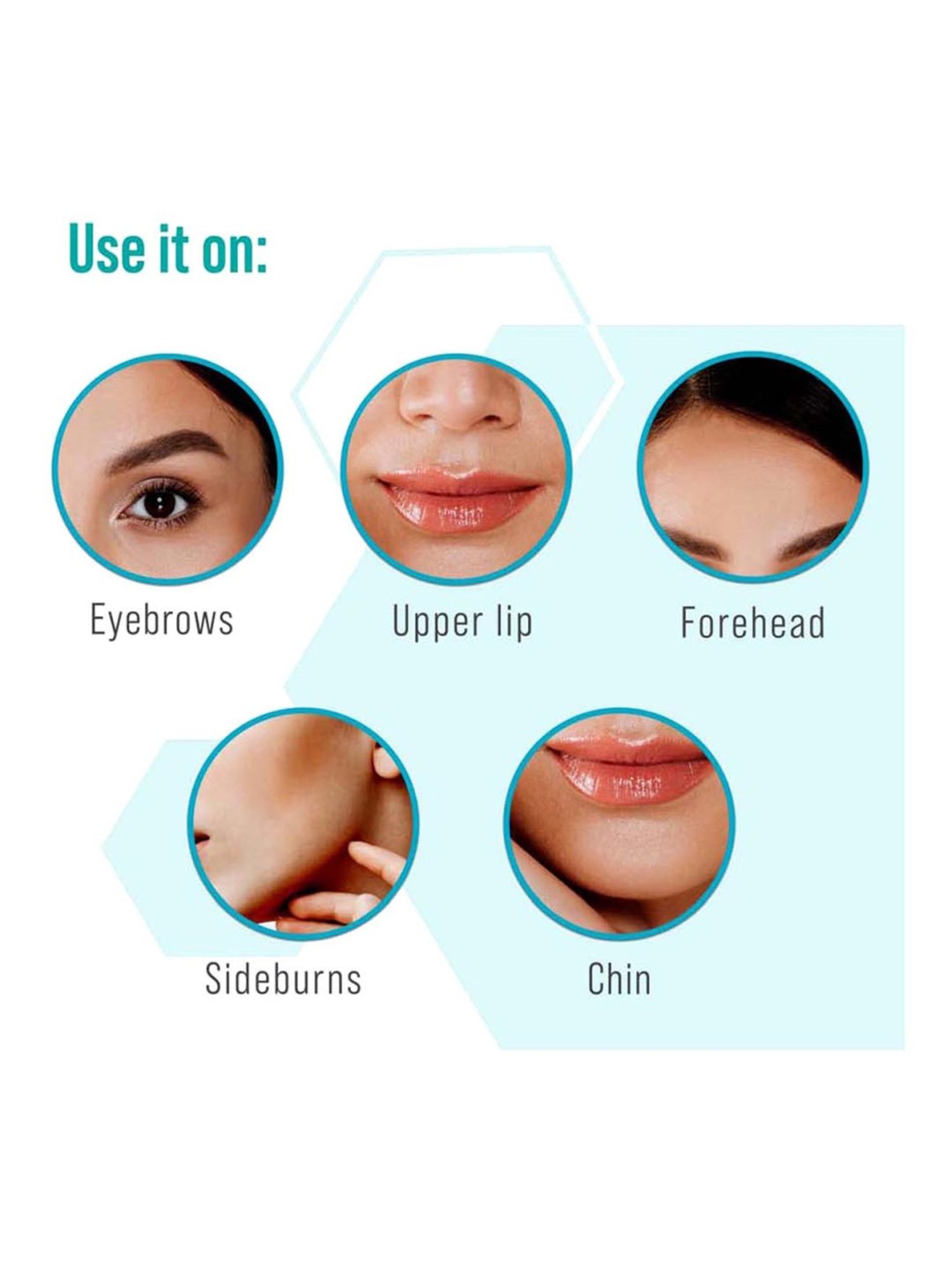 FEATHER Flamingo Eyebrow, Face, Nape Razor - 3 Piece - 150 gm