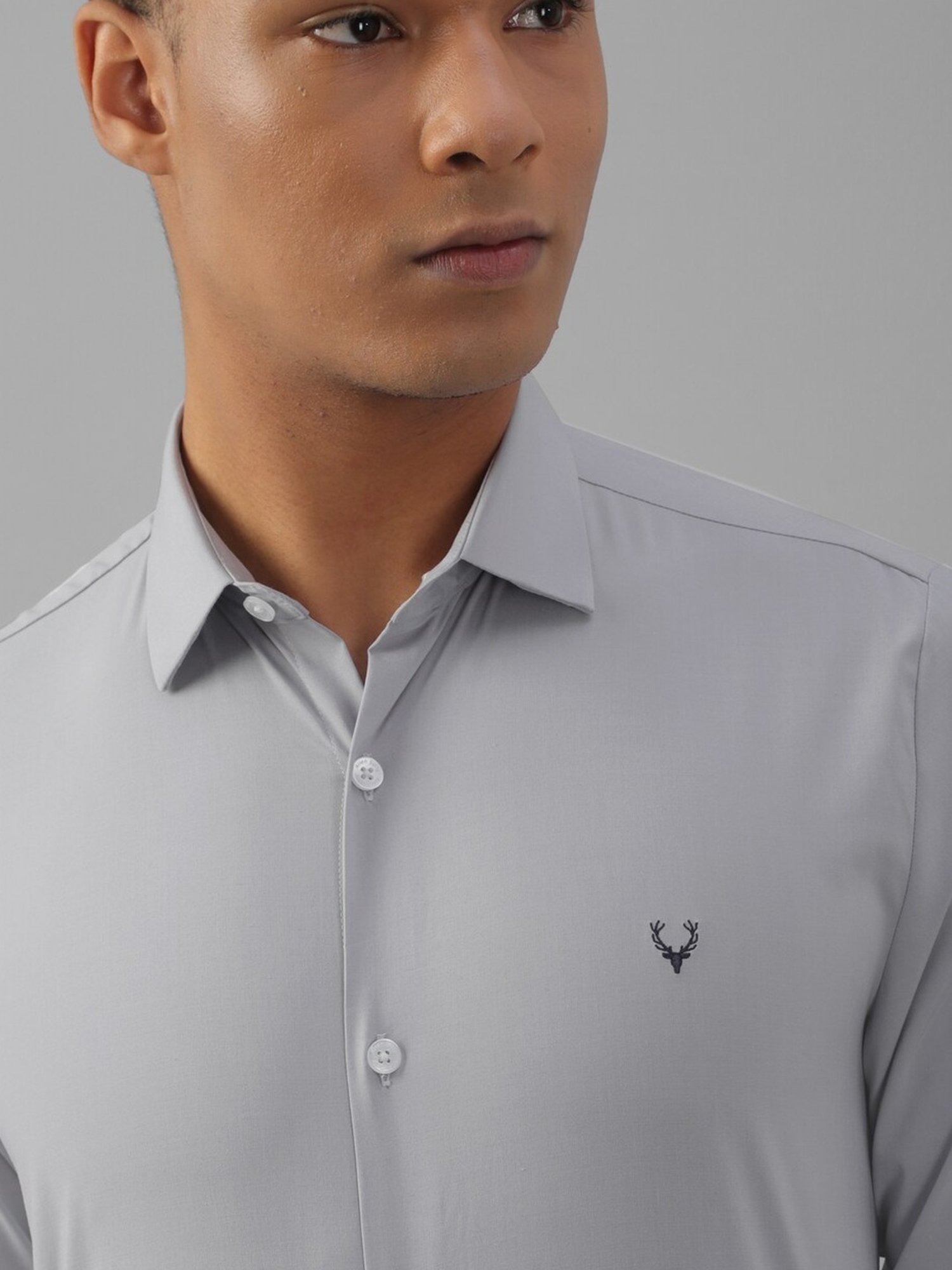 Arrow Sport Dark Green Cotton Slim Fit Shirt