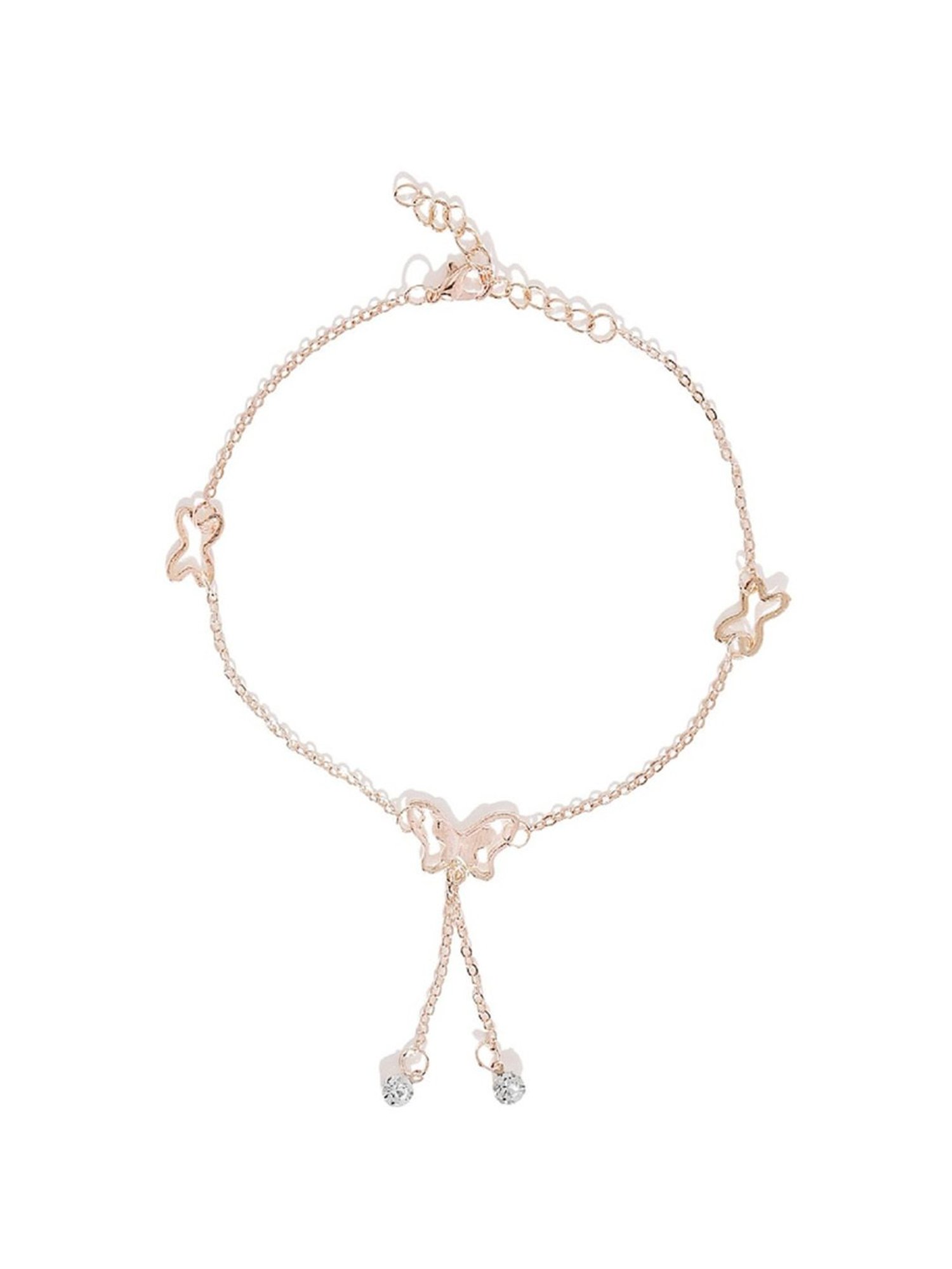 Abdesigns Gold-Plated Handpaint Wedding Doli Barat Bridal Anklets