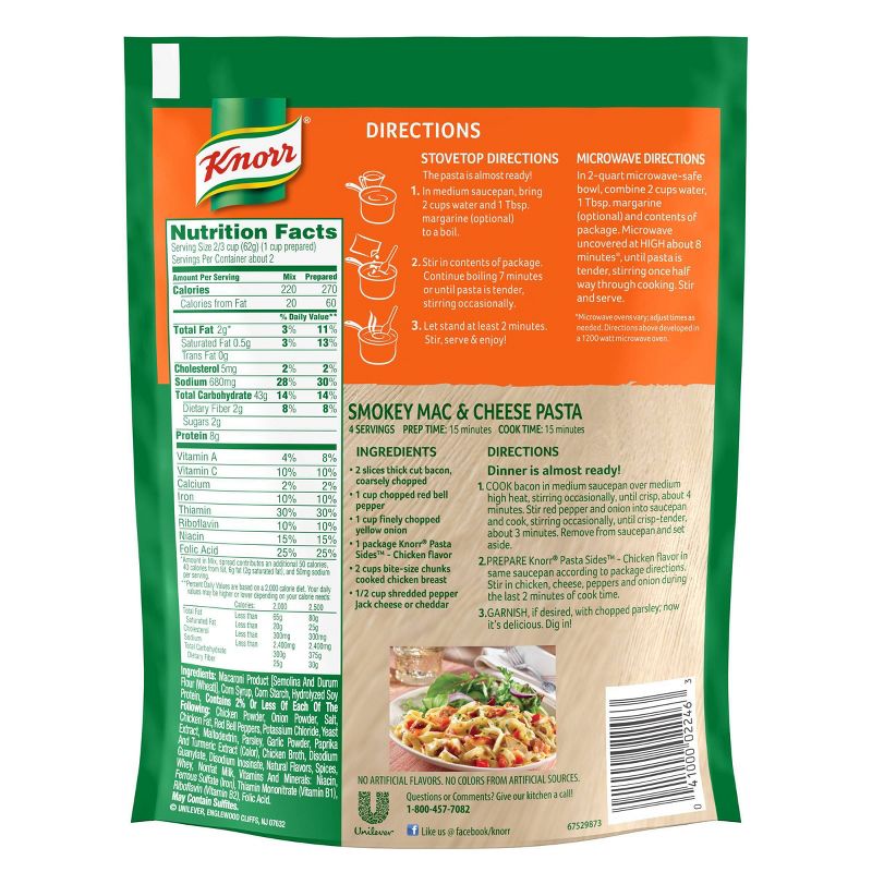 Knorr Pasta Sides Pasta Sides Dish Chicken - 4.3oz