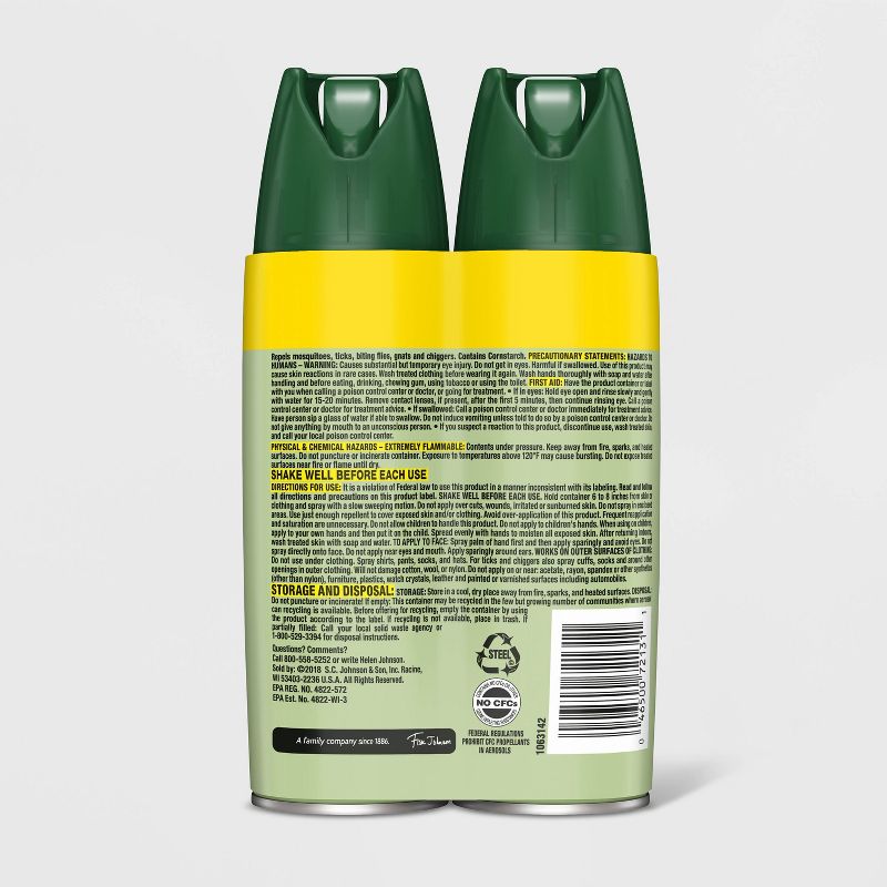 OFF! Deep Woods Dry Insect Repellent VIII - 4oz/2ct