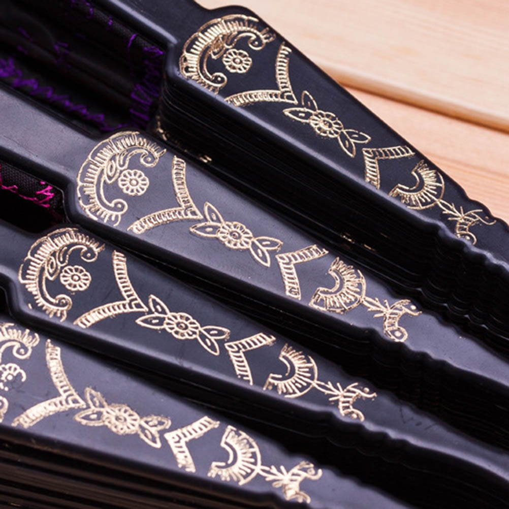 Fashionable Sequins Peacock Fan Handmade Dance Hand Fans for Performance Stage Show (Sky Blue)