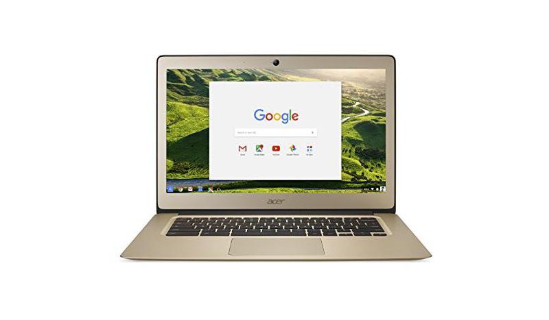 Acer Chromebook 14, Aluminum, 14-inch Full HD, Intel Celeron N3160, 4GB LPDDR3, 32GB, Chrome, Gold, CB3-431-C0AK