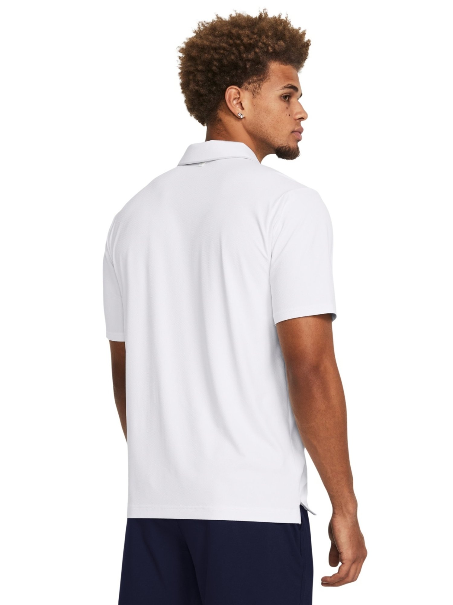 Under Armour White Slim Fit Polo T-Shirt