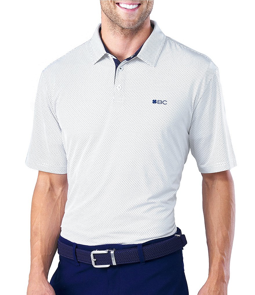 BLACK CLOVER Lucky Fit Short-Sleeve The Man Dri-Balance&trade; Polo