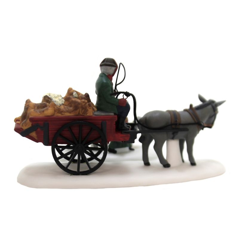 Department 56 Accessory 3.25" Bringing Fleeces To The Mill Dickens Village Sheep Retired  -  Decorative Figurines