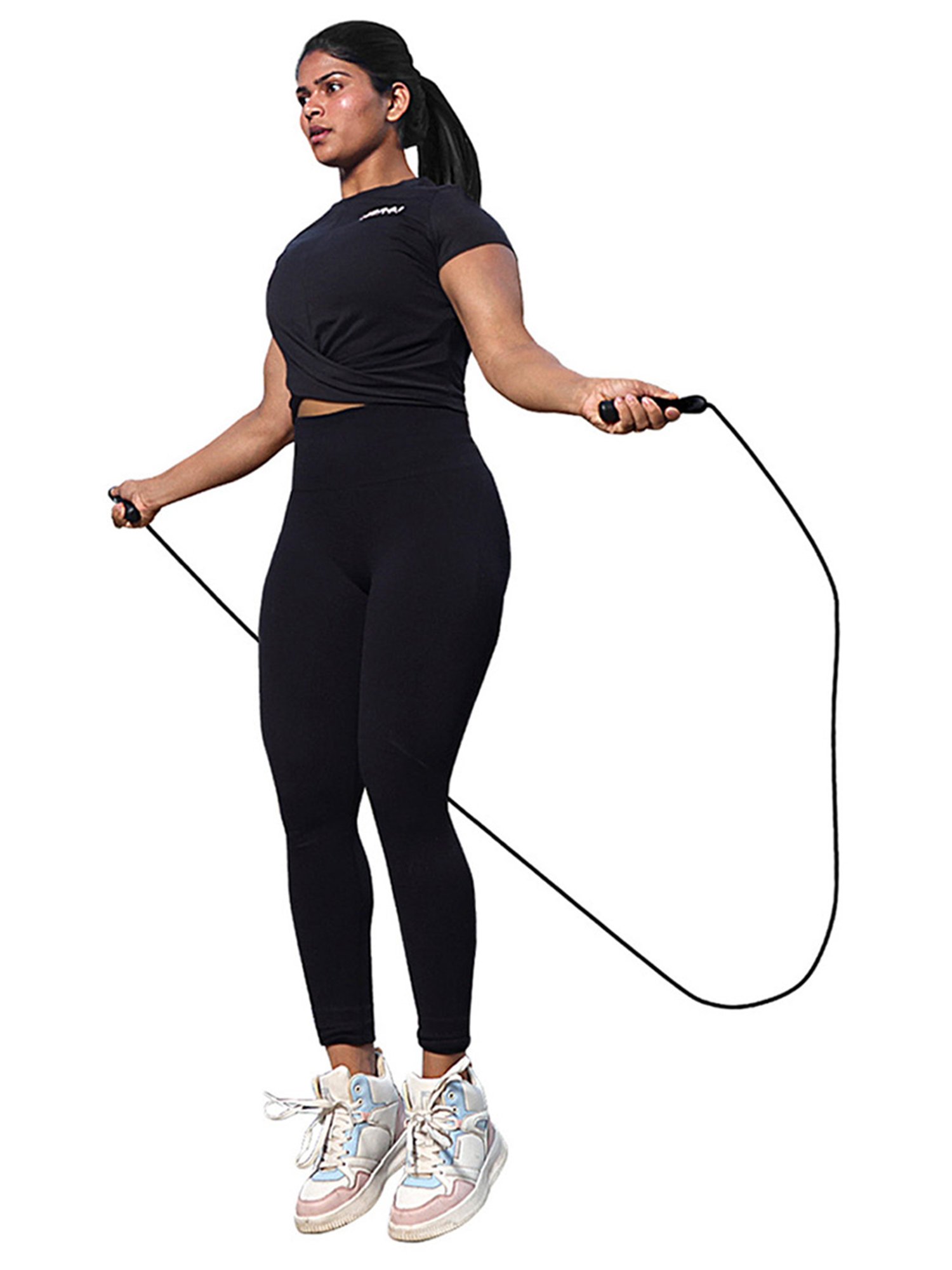 Jerai Fitness JA027 PVC Skipping Rope (Black)