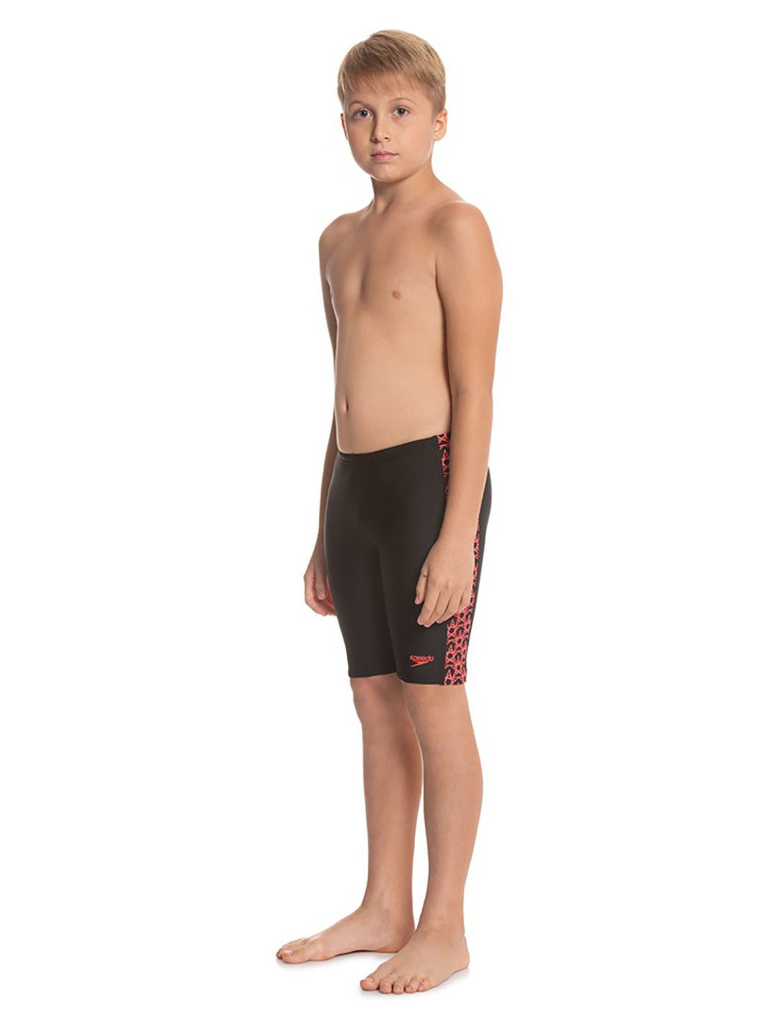 Speedo Kids Black Solid Jammers