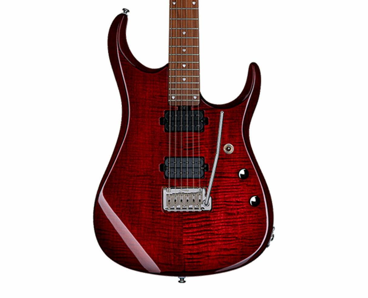 Sterling by Music Man JP15, Flame Maple Top, Royal Red