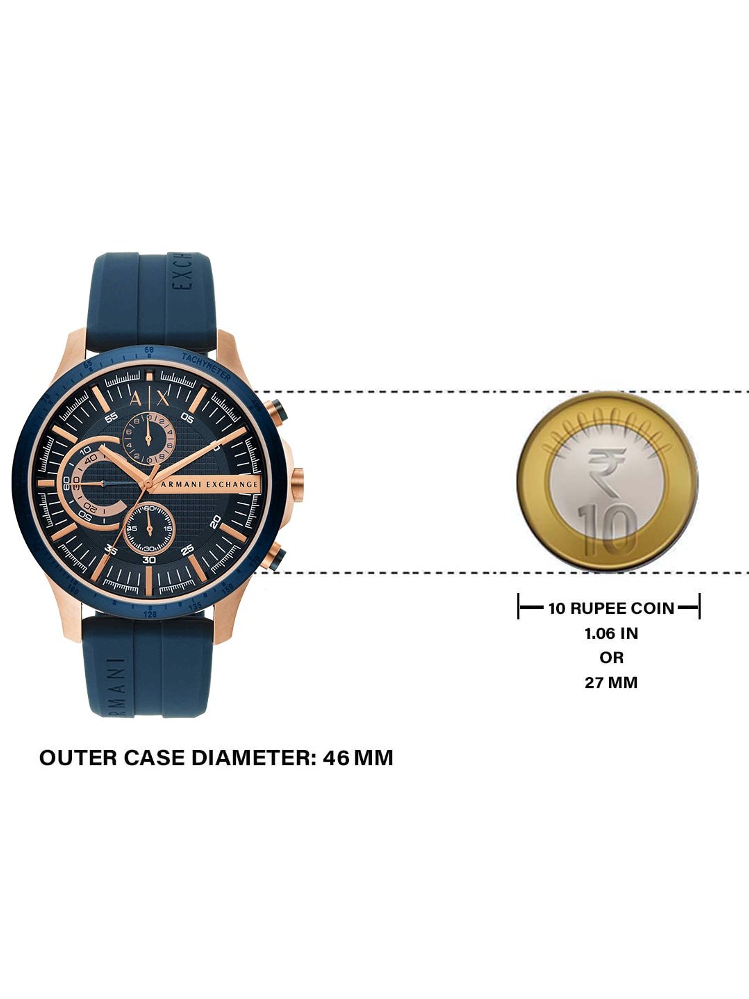 Armani Exchange Blue Watch AX2440