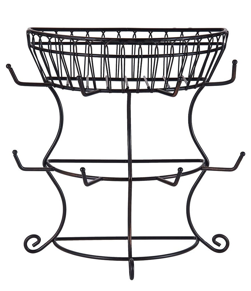 Gourmet Basics by Mikasa Avilla Picnic Plate Napkin and Flatware Storage Caddy with Paper Towel Holder