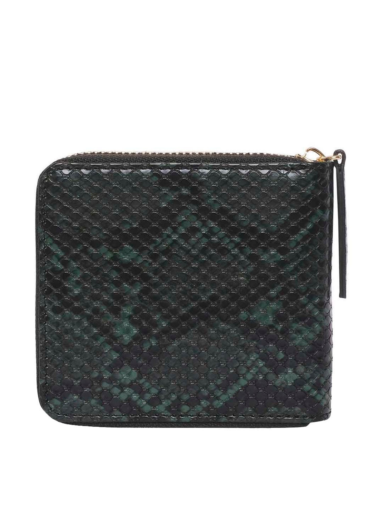 BELWABA Green Textured Zip Around Wallet for Women