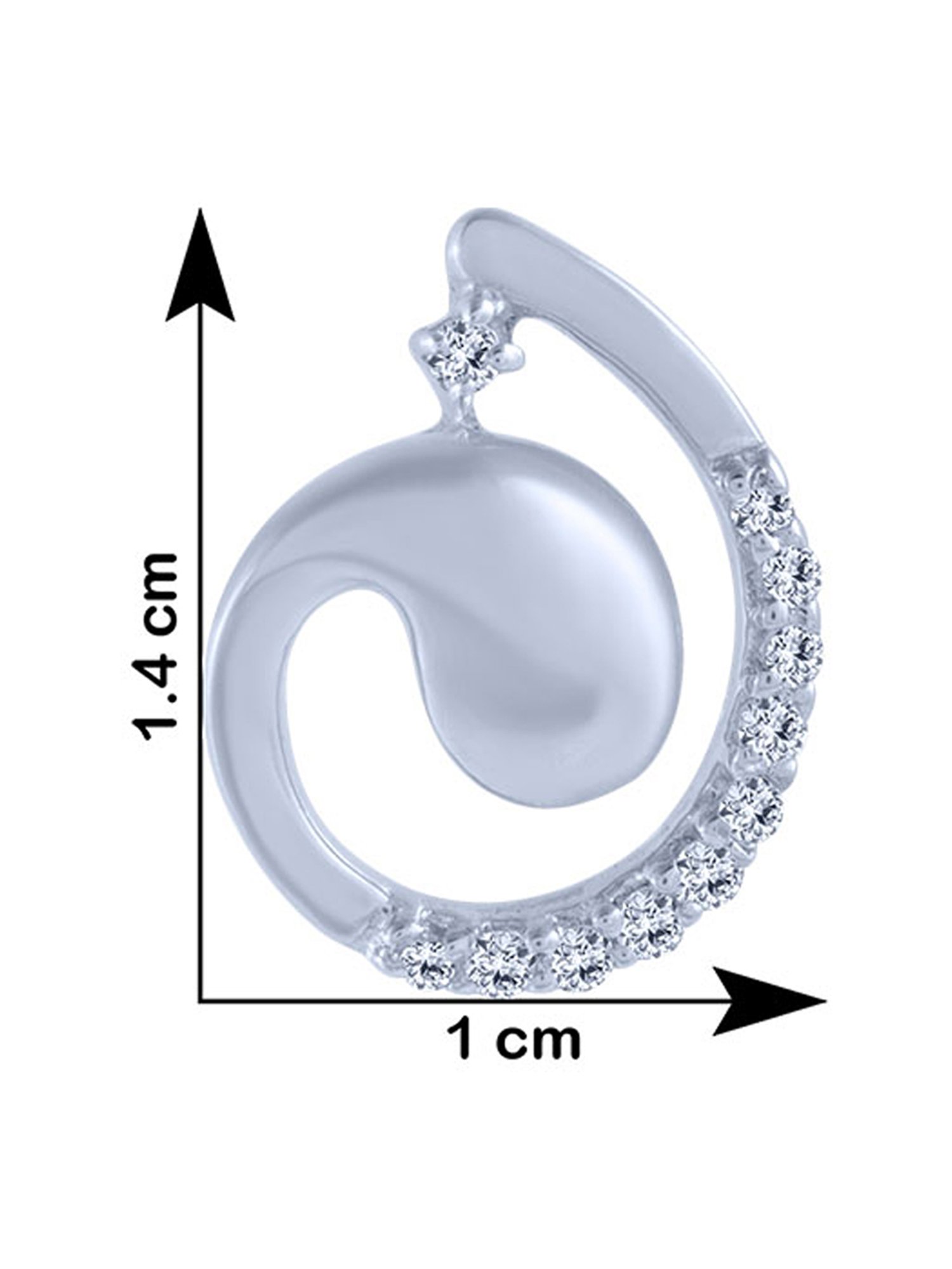 P.C. Chandra Jewellers 18 kt Gold & Diamond Earrings