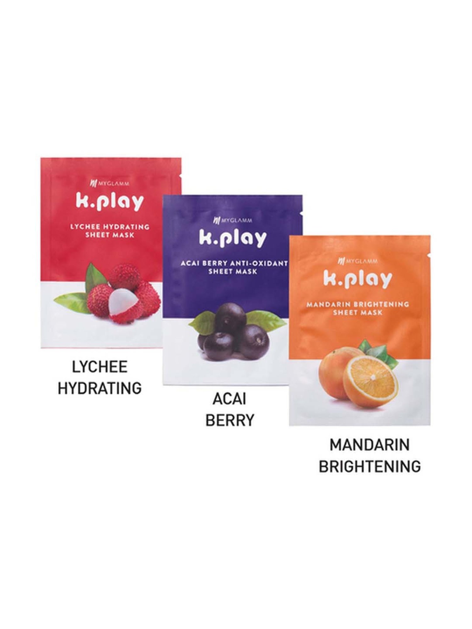 MONDSUB WitchHazel+Lavender+Q10 Sheet Masks (Pack of 3) - 20 gm Each