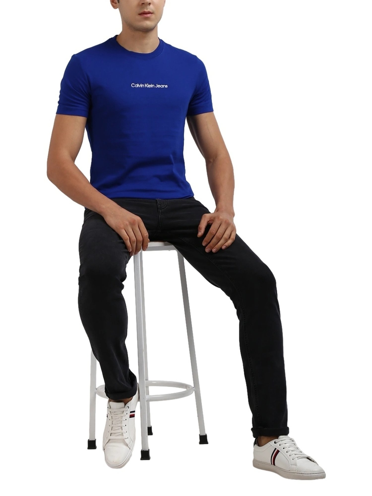 Calvin Klein Sapphire Blue Slim Fit T-Shirt
