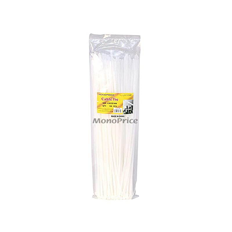 Cable Tie 14 inch 50LBS 100pcsPack White
