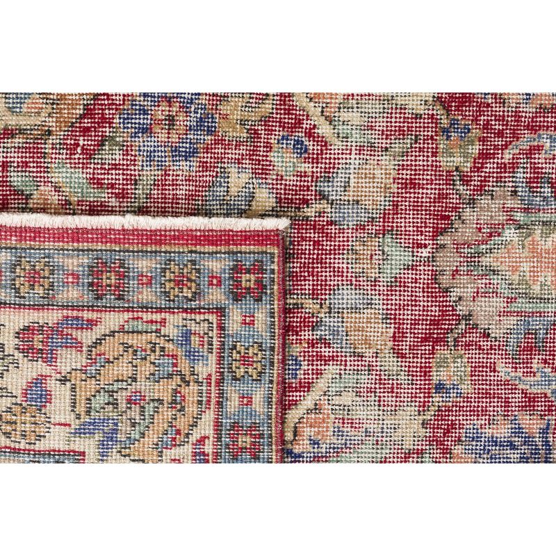 5'4"x8'10" Vintage One-of-a-Kind Tonna Rug Red - Revival Rugs