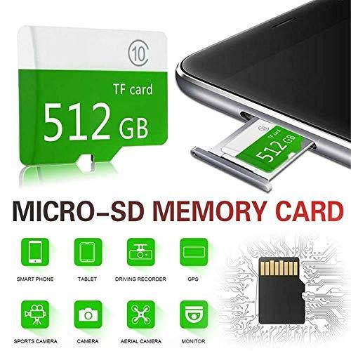 CremeBruluee Green Micro-SD Sd Tf Memory Card Class 10 Quality Particles Memory Card