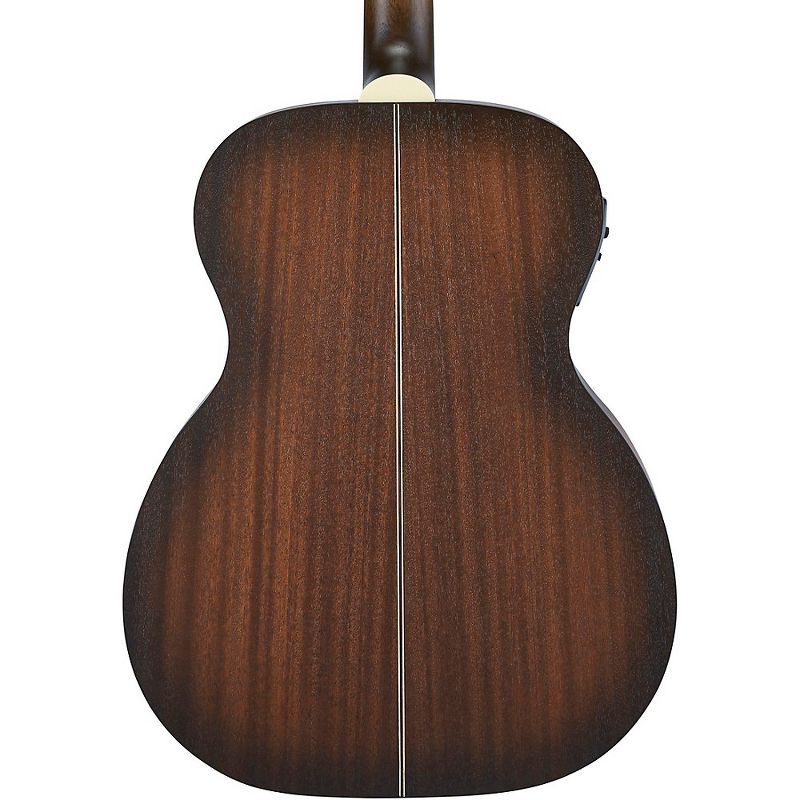 Mitchell T333E-BST Solid Mahogany Auditorium Acoustic-Electric Guitar Edge Burst