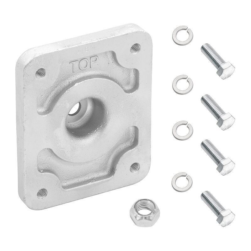 Fulton 500320 Stamped Steel Jack Adapter Kit F2 Frame Swivel Mount for 4-Inch XP10 XP15 Jacks