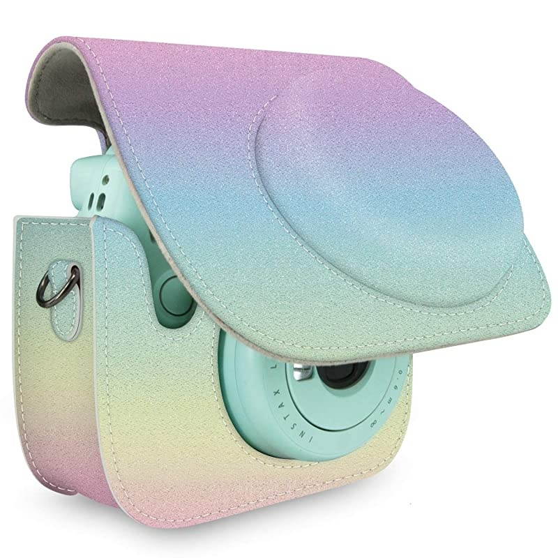 Protective Case Bag Purse Compatible with Mini 11 Mini 9 Mini 8 Mini 8+ Camera, Gradien