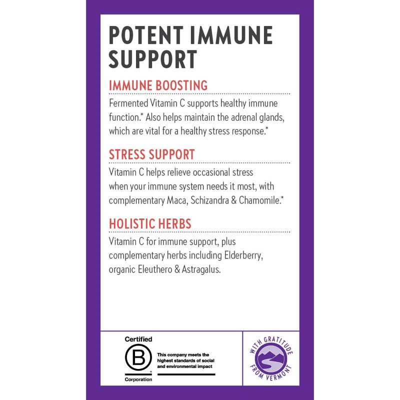 New Chapter Immune Defense Vitamin C + Elderberry Tablet - 30ct