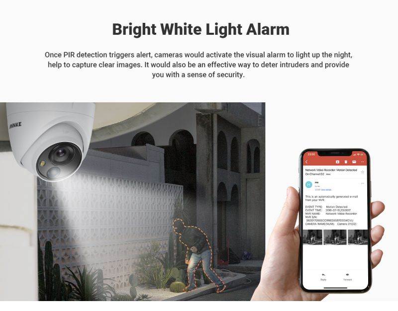 ANNKE 8CH 5MP Super HD Security Camera System 5-in-1 DVR, Outdoor PIR Cameras with 2TB