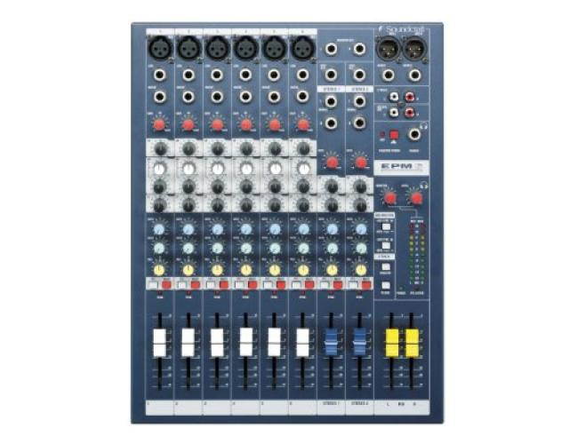 SOUNDCRAFT EPM-6 6 CHANNEL MULTI PURPOSE MIXER