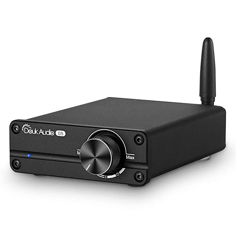 G5 100W Bluetooth 5.0 2 Channel Amplifier Mini Digital Class D Stereo Audio Power Amp Wireless Receiver (Black)