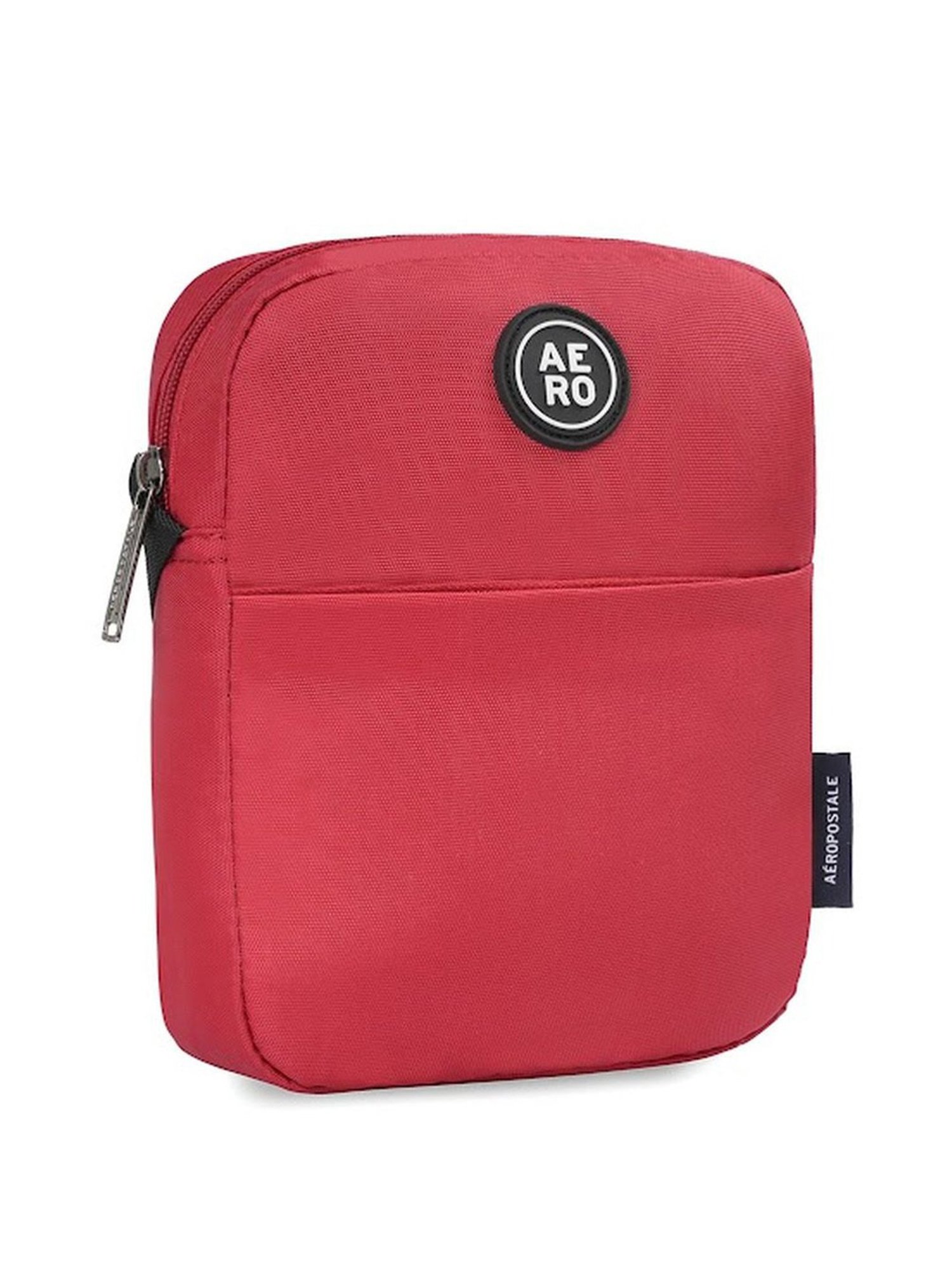 Aeropostale Eren Red Polyester Printed Cross Body Bag