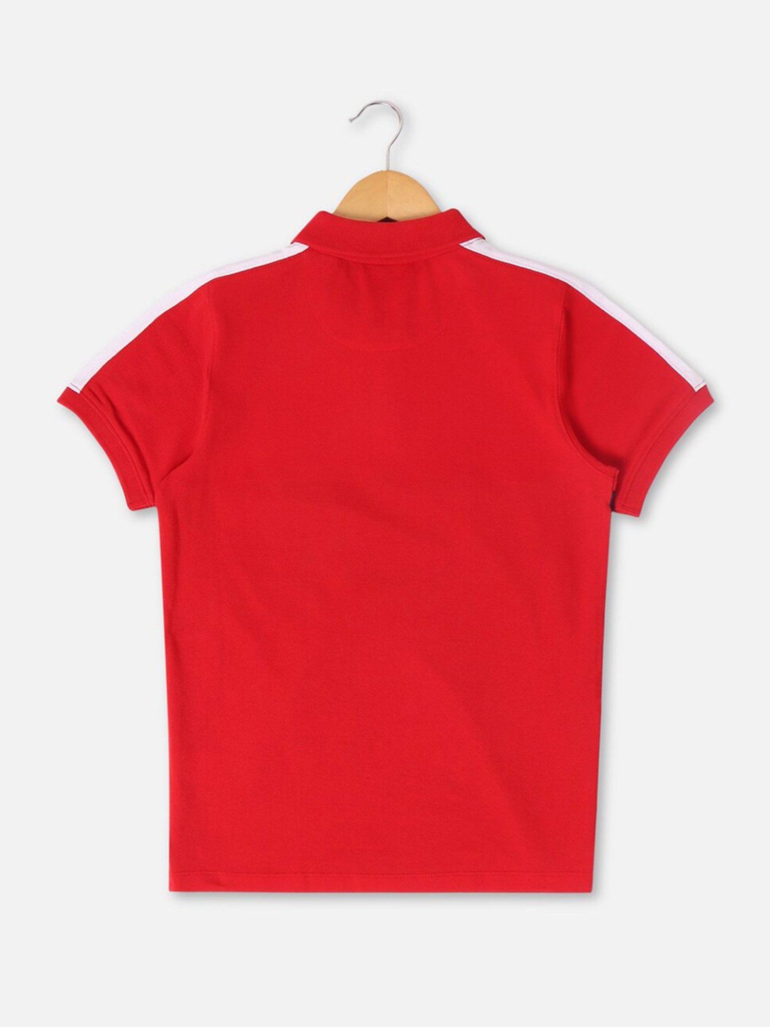 Pantaloons Junior Multicolor Cotton Striped Polo T-Shirt