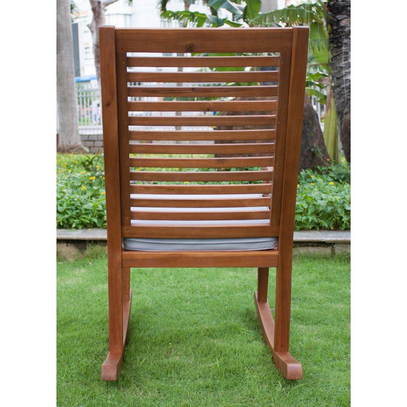 Nantucket Rocking Chair with Gray Cushion - Merry Products