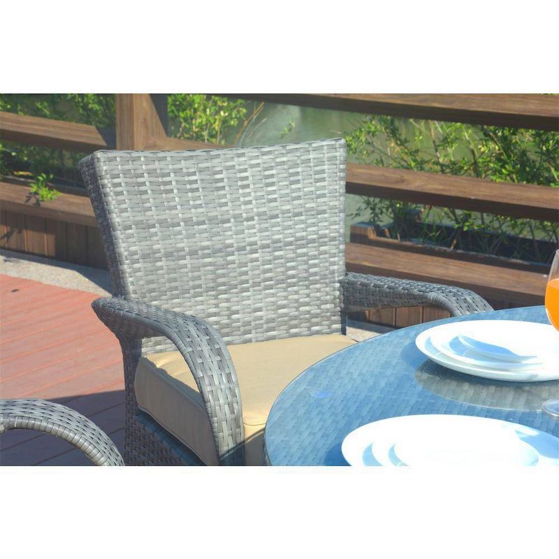 Aaliyah 7pc Patio Wicker Dining Set - Direct Wicker