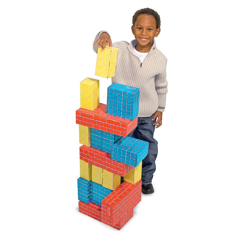 Childcraft Corrugated Building Blocks, Various Sizes, Primary Colors, set of 84
