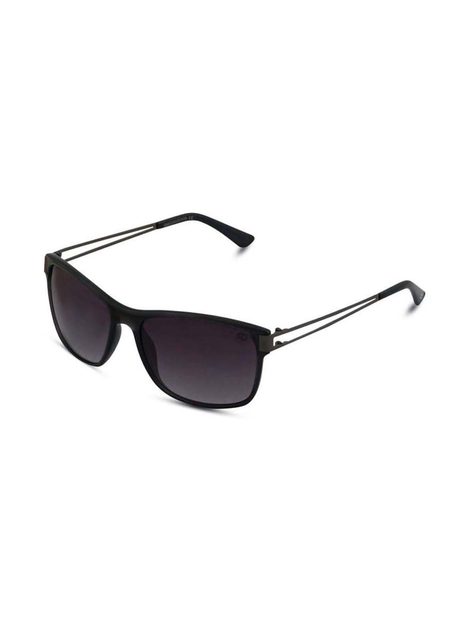 Gio Collection GM6192C03 Black Rectangular Sunglasses