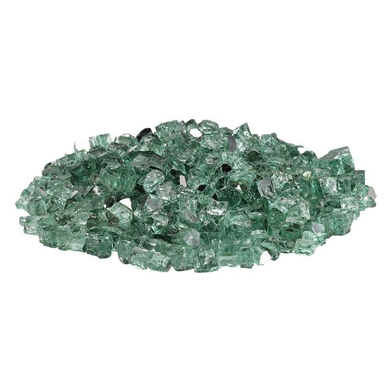 American Fireglass 10 LB Bag 1/2 Inch Reflective Fireplace & Firepit Fire Glass, Copper