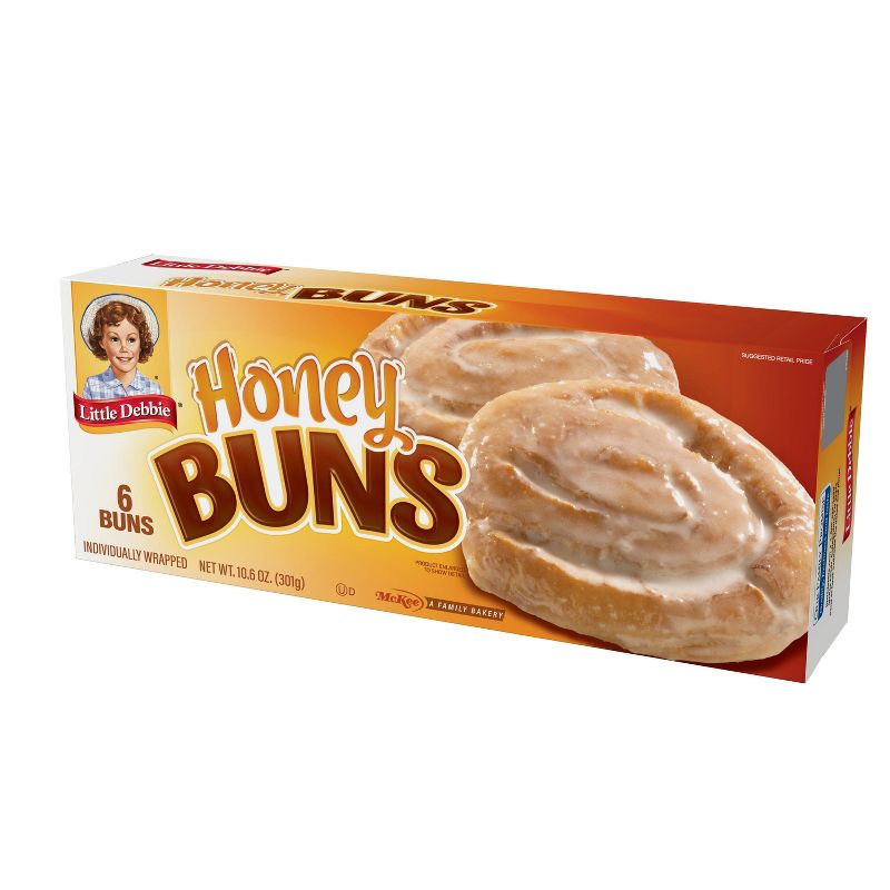 Little Debbie Honey Buns Breakfast Pastries - 6ct/10.6oz